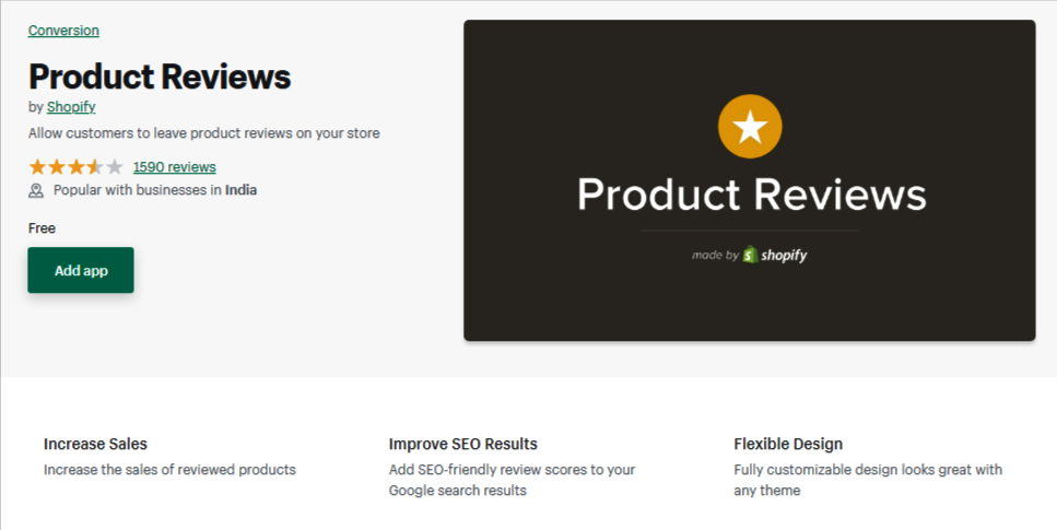 Product Reviews - Free Shopify App